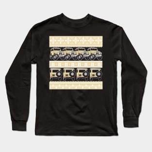 FJ40 Christmas Sweater in Tan Long Sleeve T-Shirt